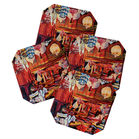 Fine Art by Clau Robles Gil Marrakech 2020 Coaster Set