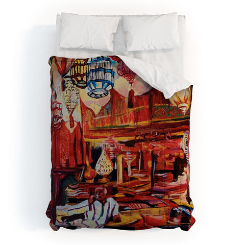Fine Art by Clau Robles Gil Marrakech 2020 Comforter