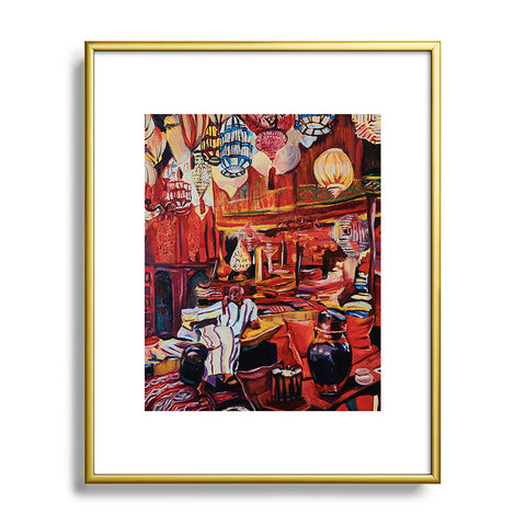 Fine Art by Clau Robles Gil Marrakech 2020 Metal Framed Art Print