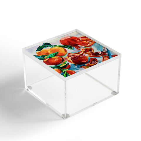 Fine Art by Clau Robles Gil Naranjas de Verano Acrylic Box