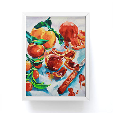 Fine Art by Clau Robles Gil Naranjas de Verano Framed Mini Art Print