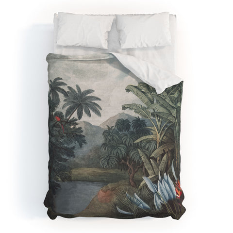 Florent Bodart Aster Tropical Lake Duvet Cover