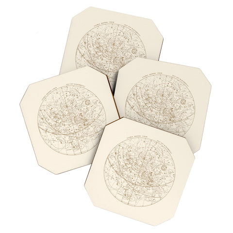 Florent Bodart Aster Visible Heavens Gold Coaster Set
