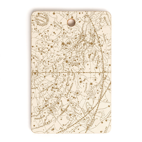 Florent Bodart Aster Visible Heavens Gold Cutting Board Rectangle