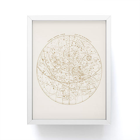 Florent Bodart Aster Visible Heavens Gold Framed Mini Art Print