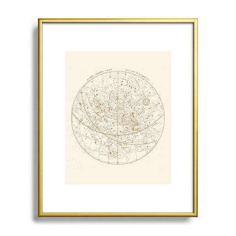 Florent Bodart Aster Visible Heavens Gold Metal Framed Art Print