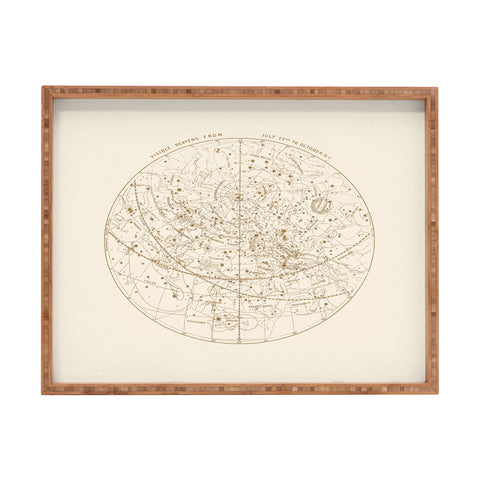 Florent Bodart Aster Visible Heavens Gold Rectangular Tray