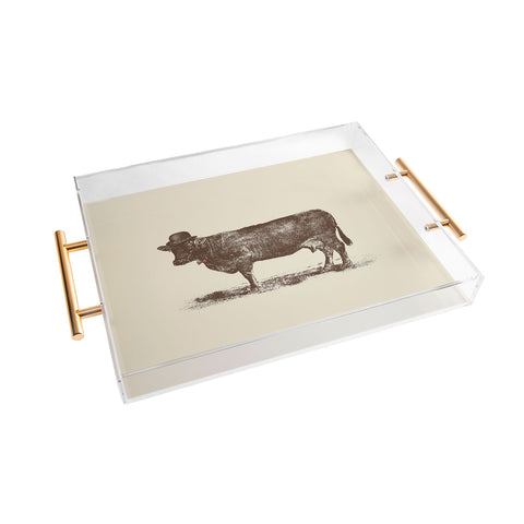 Florent Bodart Cow Cow Nut Acrylic Tray