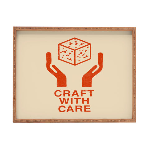 Florent Bodart Craft With Care Rectangular Tray
