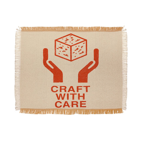 Florent Bodart Craft With Care Throw Blanket