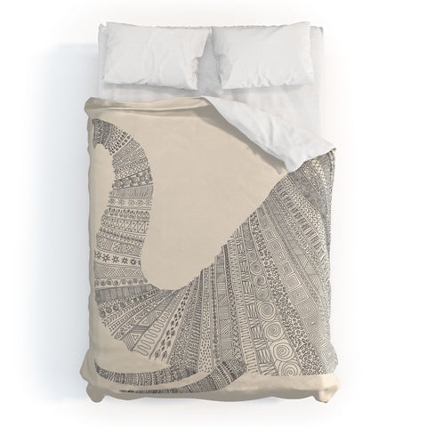 Florent Bodart Elephant Beige Duvet Cover