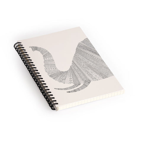 Florent Bodart Elephant Beige Spiral Notebook