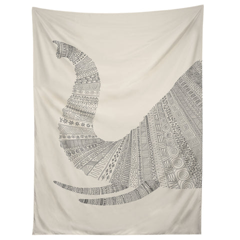 Florent Bodart Elephant Beige Tapestry