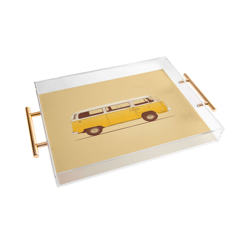 Florent Bodart Famous Cars 1 Acrylic Tray