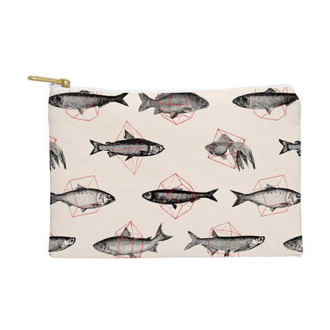 Florent Bodart Fishes In Geometrics Pouch