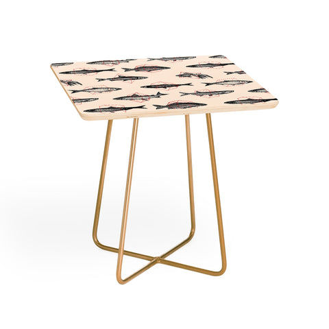 Florent Bodart Fishes In Geometrics Side Table