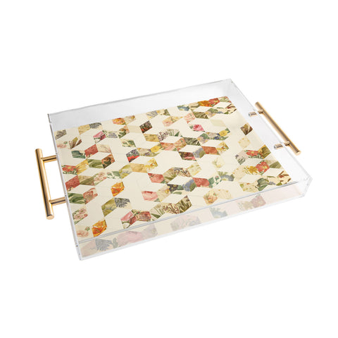Florent Bodart Keziah Flowers Acrylic Tray