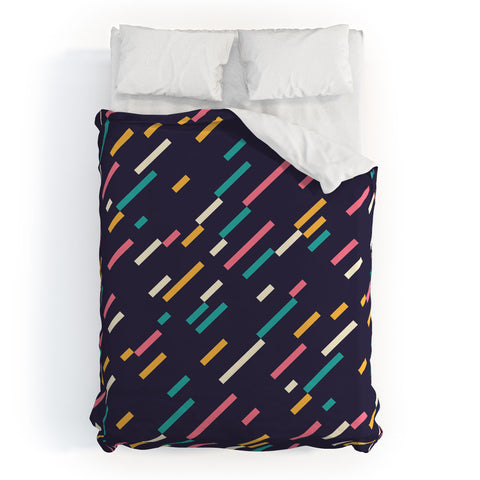 Florent Bodart Lines and Lines Duvet Cover