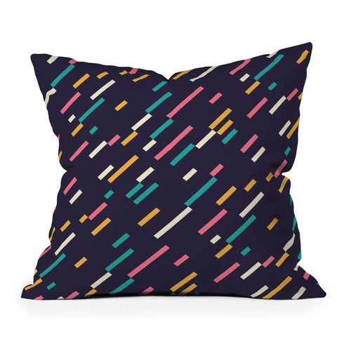 Florent Bodart Lines and Lines Outdoor Throw Pillow