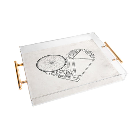Florent Bodart Love Bike Acrylic Tray