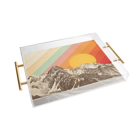 Florent Bodart Mountainscape 1 Acrylic Tray