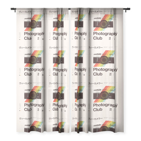 Florent Bodart Photography Club Sheer Window Curtain