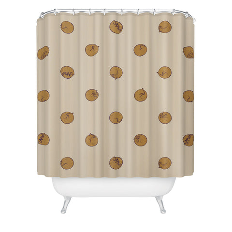 Florent Bodart Polcats Shower Curtain