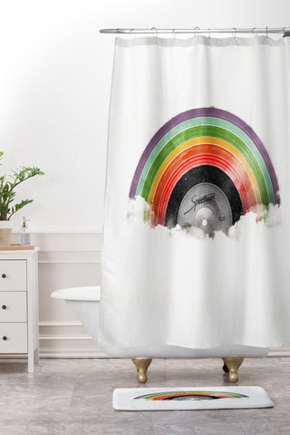 Florent Bodart Rainbow Classics Shower Curtain And Mat