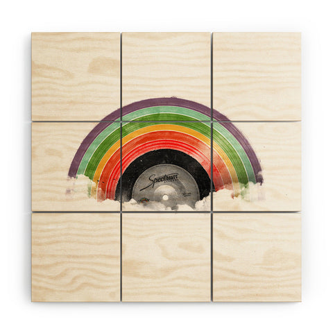 Florent Bodart Rainbow Classics Wood Wall Mural