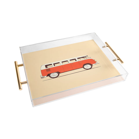 Florent Bodart Red Van Acrylic Tray