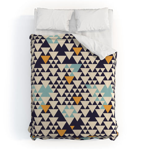 Florent Bodart Triangles and triangles Duvet Cover