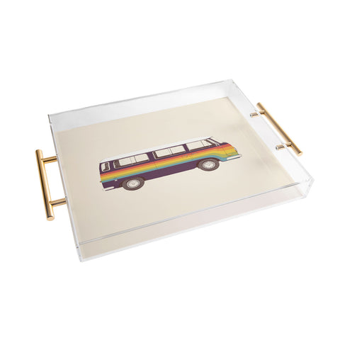 Florent Bodart Van Rainbow Vintage Acrylic Tray