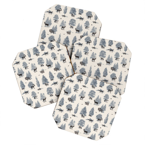 Florent Bodart Where They Belong Winter Coaster Set