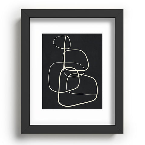 Flow Line Abstract Lines 01 Recessed Framing Rectangle