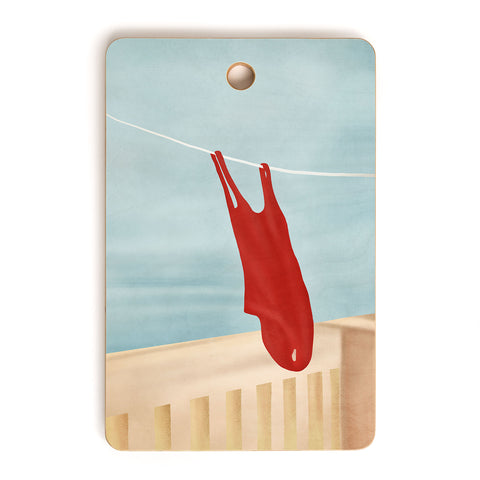 Flow Line Bathing Suit Cutting Board Rectangle