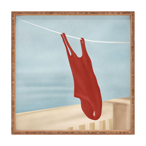 Flow Line Bathing Suit Square Tray