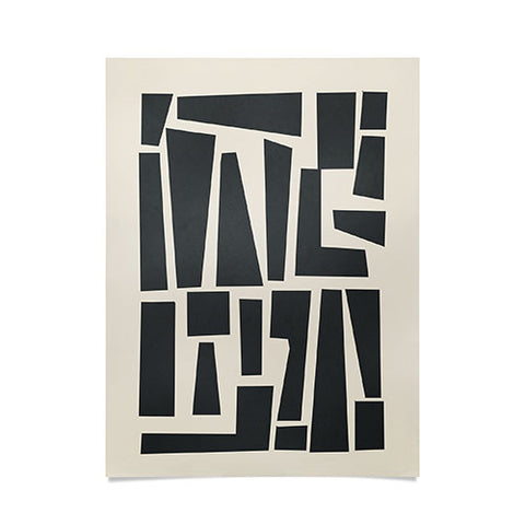 Flow Line Geometrical Play 1 Poster