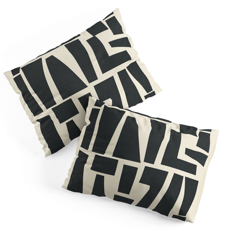 Flow Line Geometrical Play 1 Pillow Shams