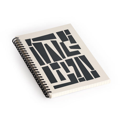 Flow Line Geometrical Play 1 Spiral Notebook