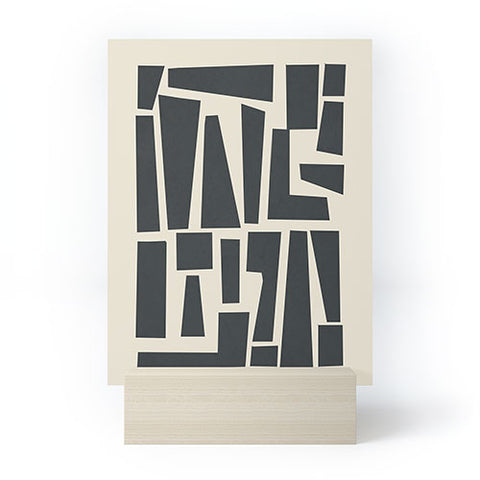 Flow Line Geometrical Play 1 Mini Art Print