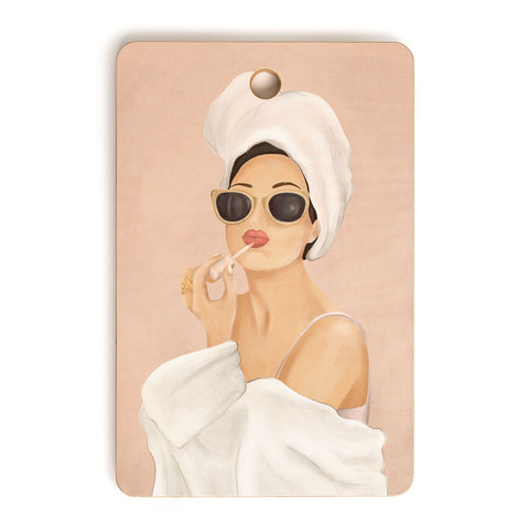 Flow Line Morning Routine Cutting Board Rectangle