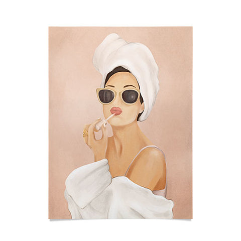 Flow Line Morning Routine Poster