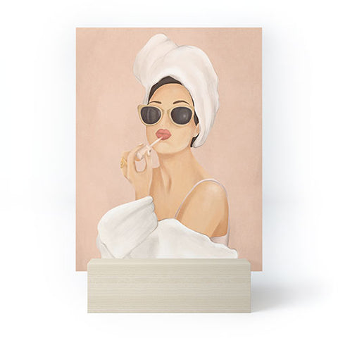 Flow Line Morning Routine Mini Art Print