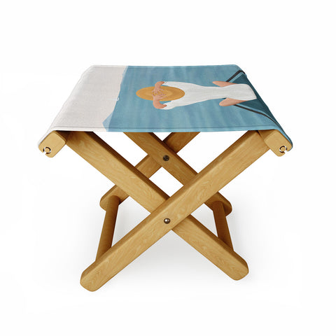 Flow Line Summer Vacation I Folding Stool