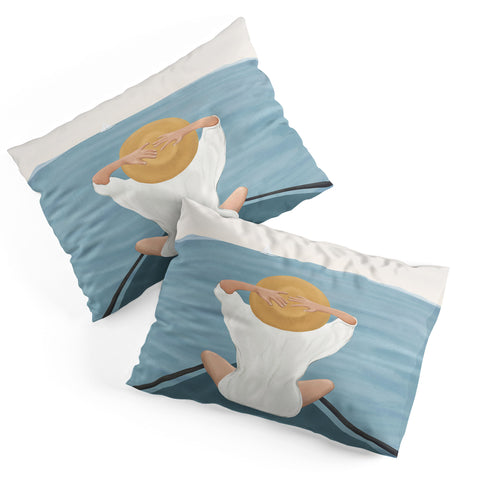 Flow Line Summer Vacation I Pillow Shams