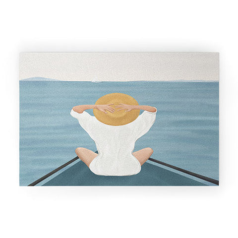 Flow Line Summer Vacation I Welcome Mat