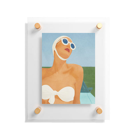 Flow Line Sunny I Floating Acrylic Print