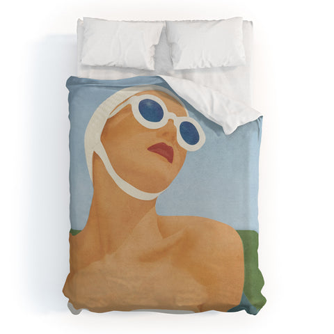 Flow Line Sunny I Duvet Cover