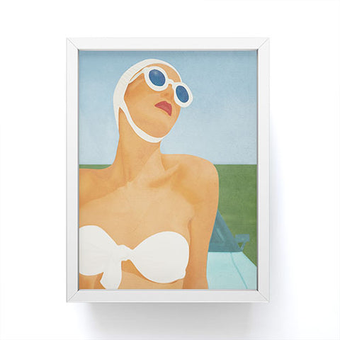 Flow Line Sunny I Framed Mini Art Print