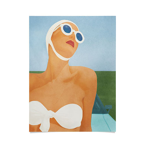 Flow Line Sunny I Poster